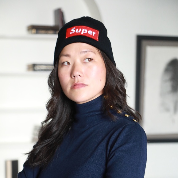 Accessories - Black "Super" Beanie
